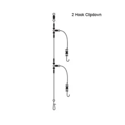 2 Hook Clipdown Rig