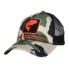 Bass Icon Trucker Hat - Woodland Camo