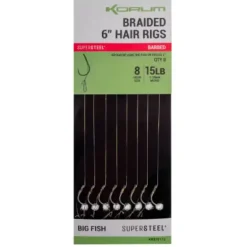 Big Fish Braided Hair Rigs - Barbed