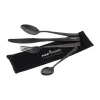 Cookware Black Stainless Cutlery Set