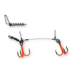 Double Swivel Stinger Rig XL - UVO - Haak: 2/0