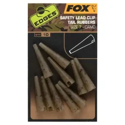 Edges Camo Safety Lead Clip Tail Rubbers