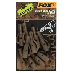 Edges Camo Safety Lead Clip & Pegs