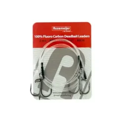 Fluorocarbon Deadbait Leaders 1x Treble