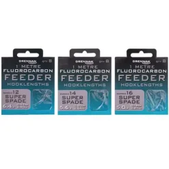 Fluorocarbon Super Spade Feeder Hooklengths