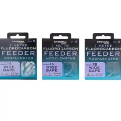 Fluorocarbon Wide Gape Feeder Hooklengths