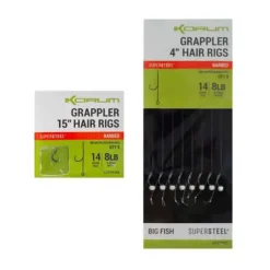 Grappler Hair Rigs - Barbed