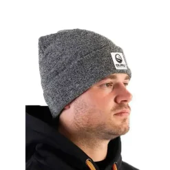Grey Patch Beanie