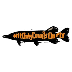 It Only Counts On Fly Sticker