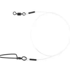 Matt Black Leader Fluoro Coastlock Snap