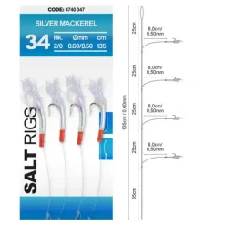 Silver Mackerel - Salt Rig 34