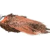 Spey Hackle Rooster Saddle Bronze Grizzly dyed Salmon