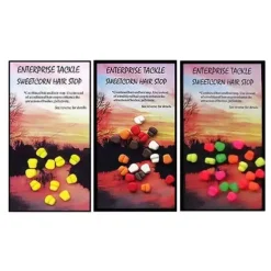 Sweetcorn Hair Stops - Mix Pack Fluoro ( Yellow, Red, Orange