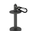 Tippet Holder Metallic Grey