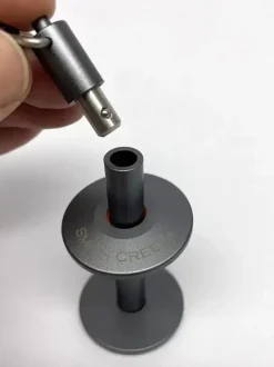 Tippet Holder Metallic Grey
