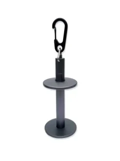 Tippet Holder Metallic Grey