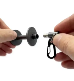 Tippet Holder Metallic Grey