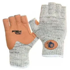 Wooly Half Finger Wool Fishing Glove