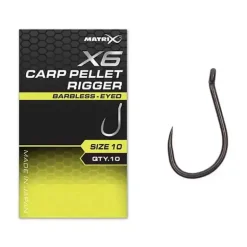 X6 Carp Pellet Rigger Hooks